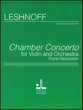 Chamber Concerto for Violin and Orchestra Violin and Piano Reduction cover